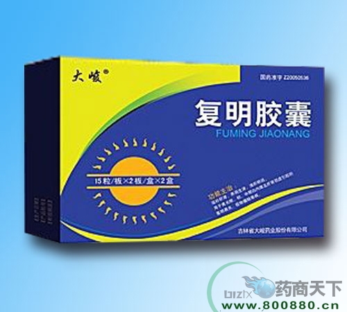 湖北京康药业有限公司-复明胶囊