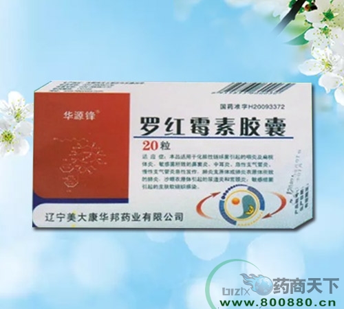 黑龙江省尚左药业有限公司-罗红霉素胶囊